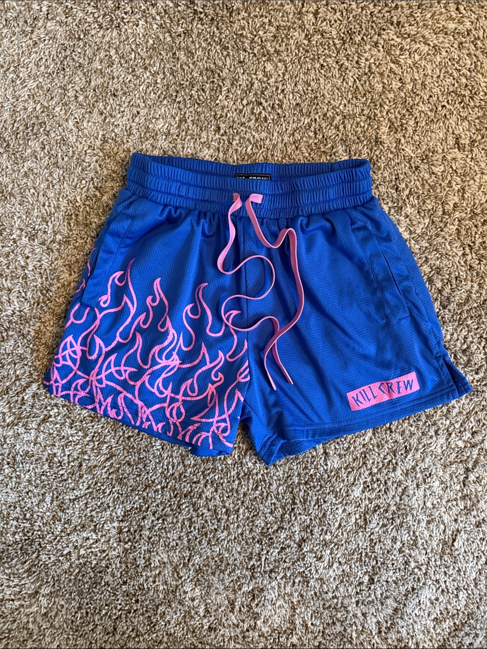 Kill Crew ‘MUAY THAI FLAME SHORTS (MID THIGH CUT)’